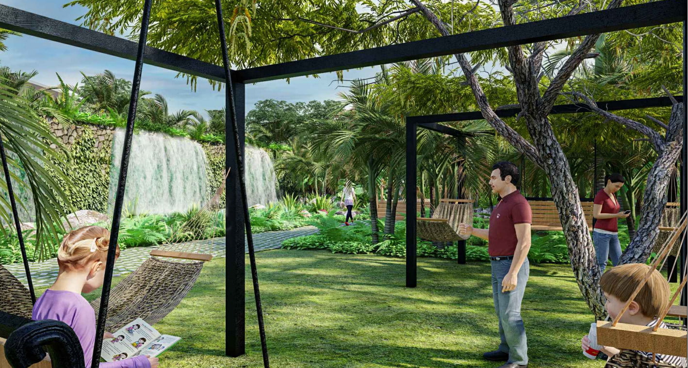 DIC thiết kế, thi công lắp đặt đài phun, thác tràn Tokyo Garden