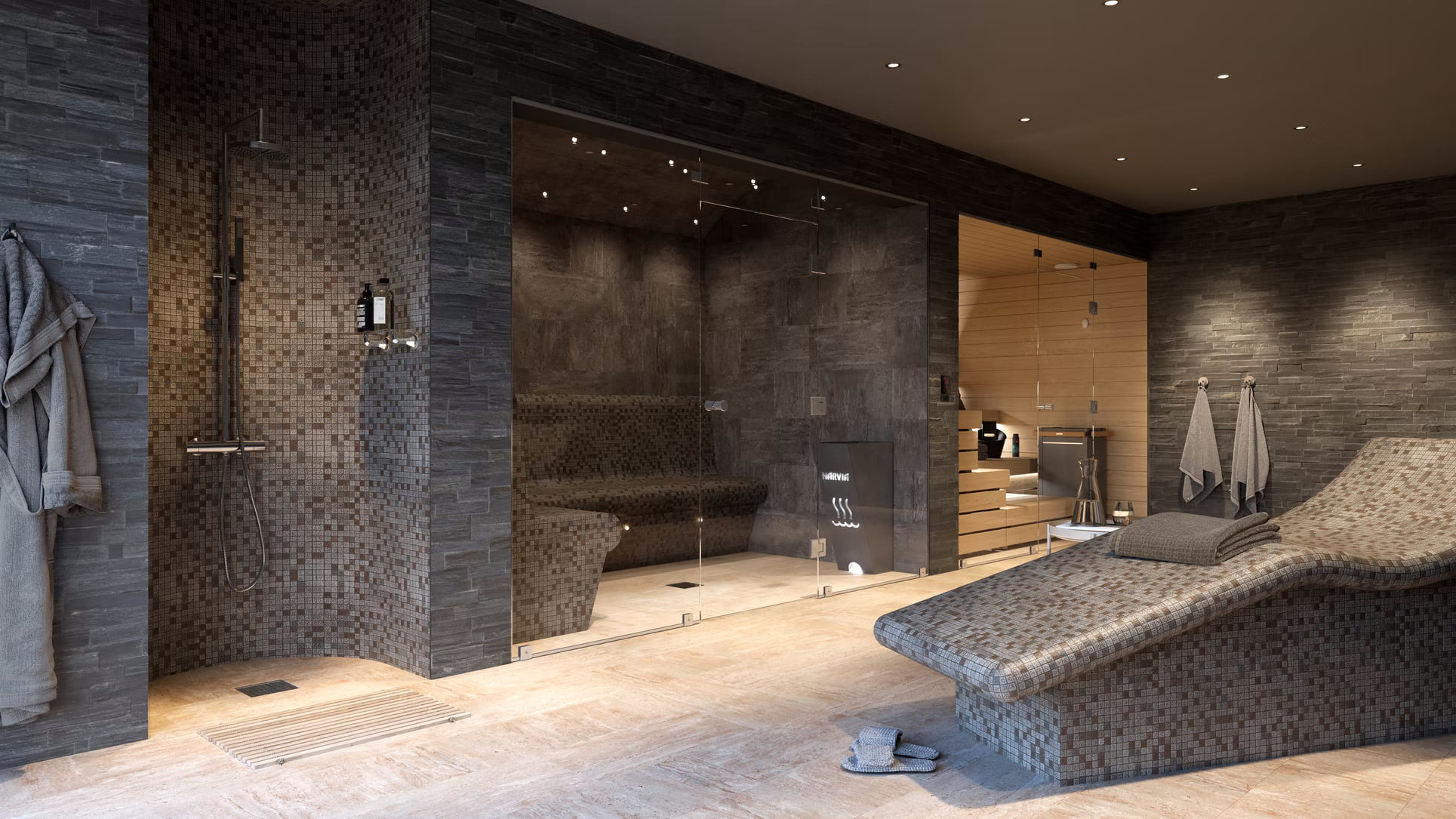 Phòng xông tích hợp