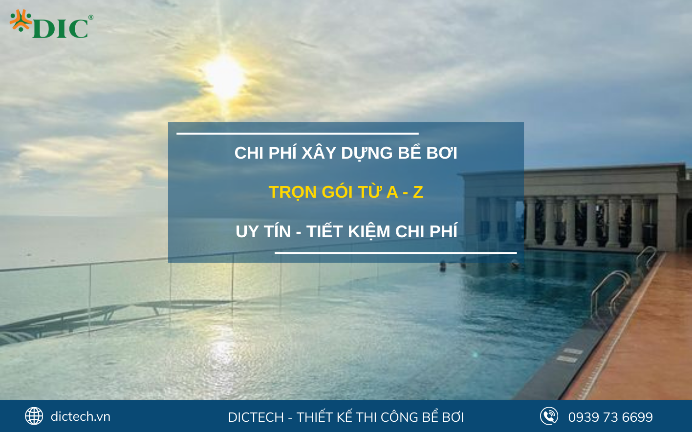 DICTCH - Công thi thiết kế và thi công bể bơi trọn gói