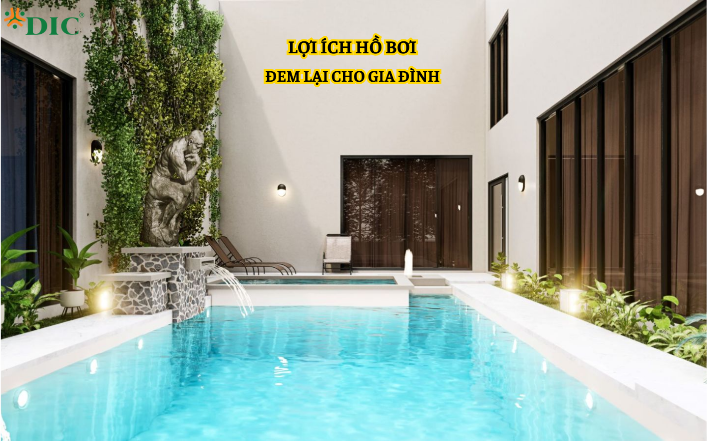 Lợi ích đa dạng của hồ bơi 50m2 trong cuộc sống