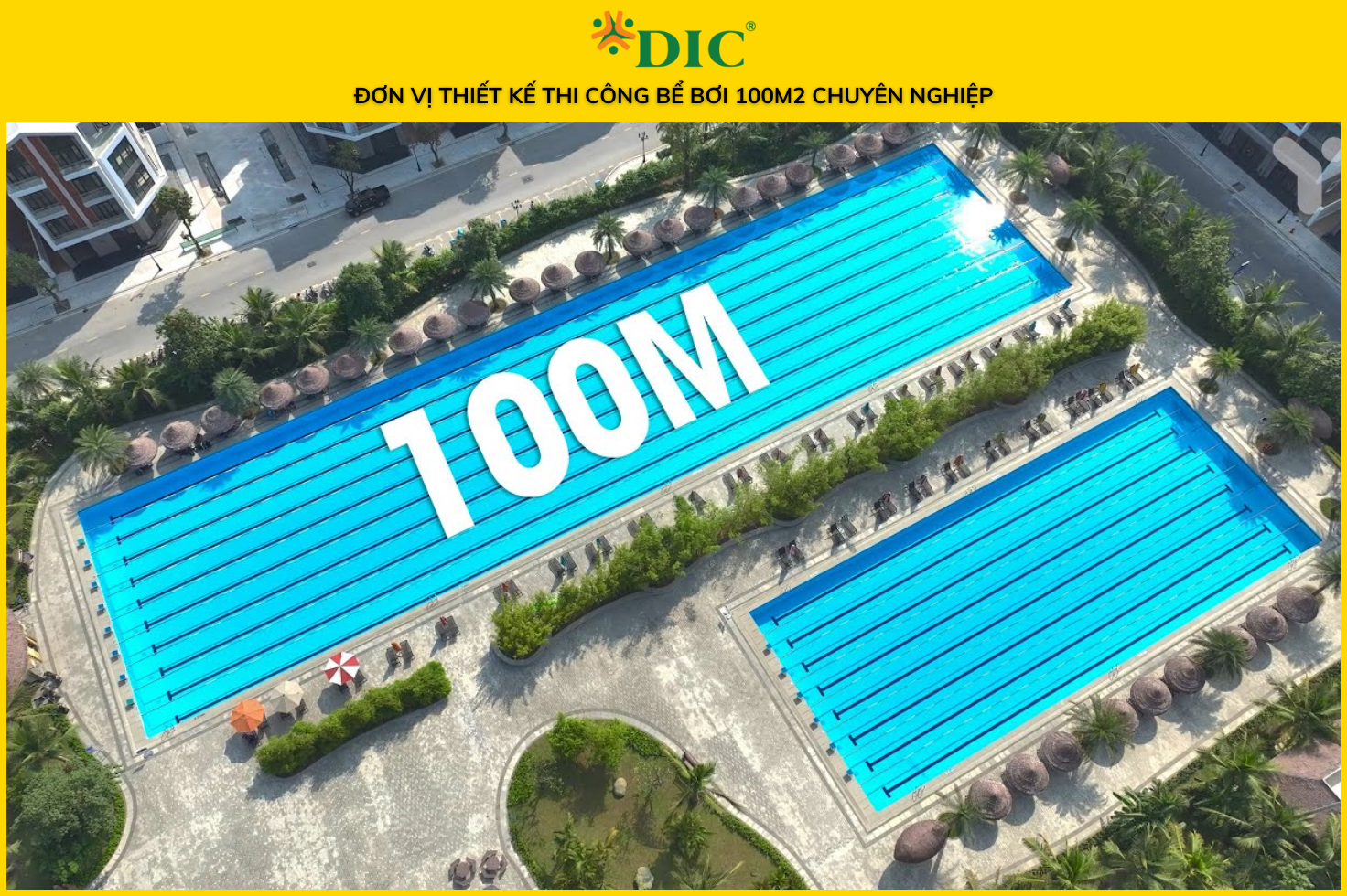 DICTECH - #1 công ty thiết kế và thi công bể bơi uy tín