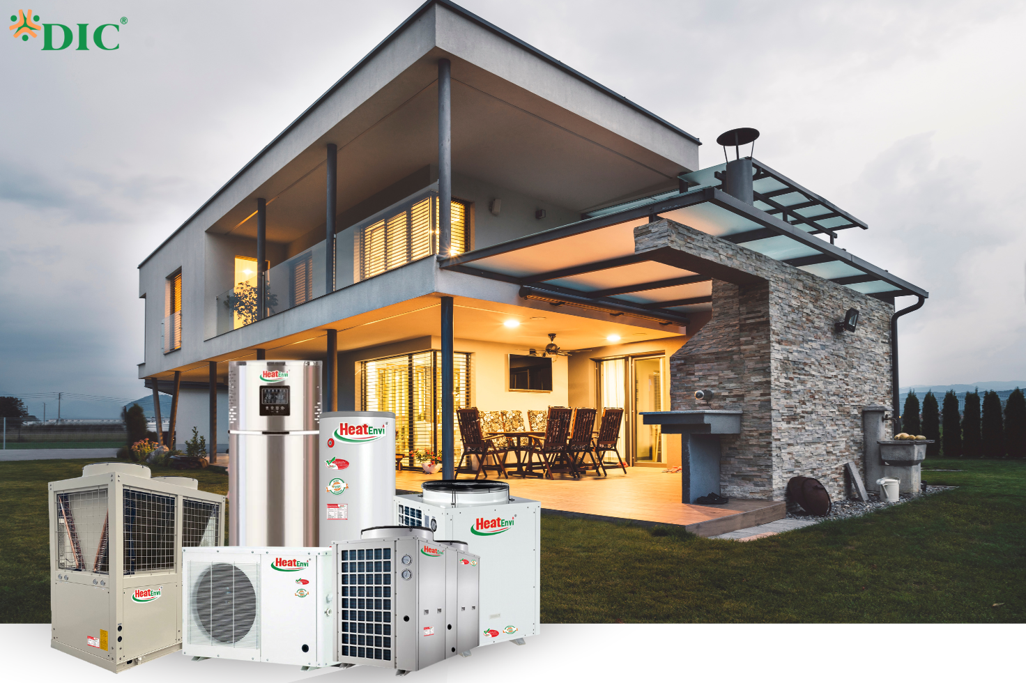 Heatpump Nước Nóng Trung Tâm: Loại Đặt Trong Nhà Và Ngoài Trời Khác Nhau Thế Nào? 5 Heatpump
