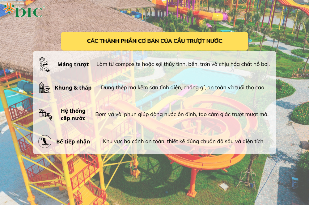 cầu trượt nước