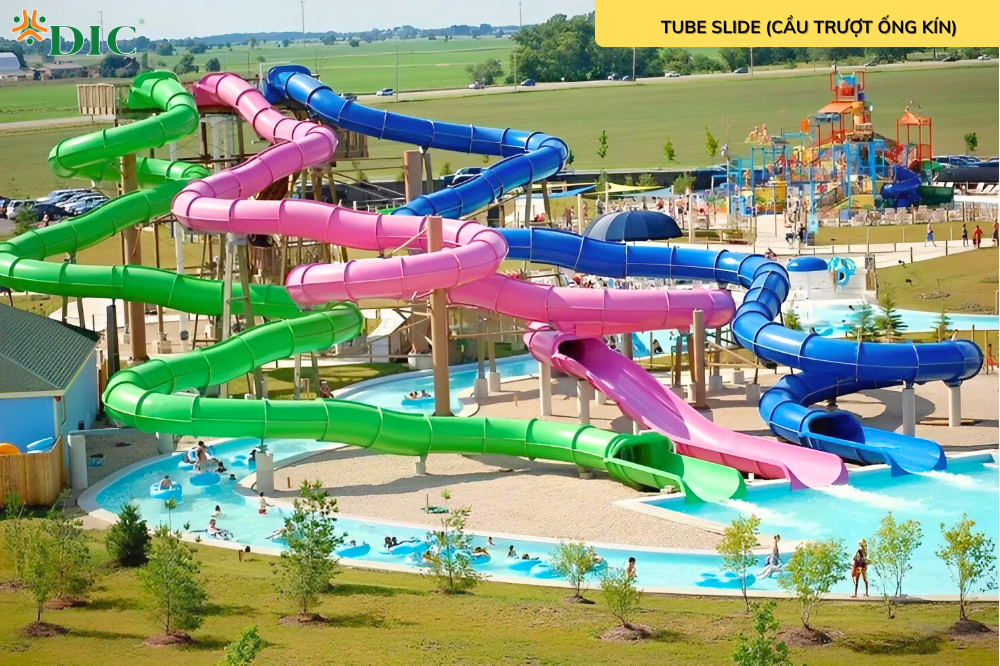 cầu trượt nước
