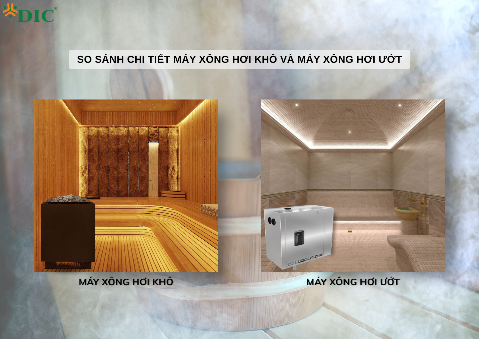 Máy Xông Hơi Khô Và Máy Xông Hơi Ướt Khác Nhau Điểm Nào? 3 Máy xông hơi