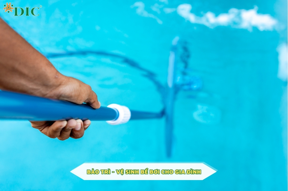 Bảo trì, bảo dưỡng định kỳ cho bể bơi gia đình cần quan tâm đến gì