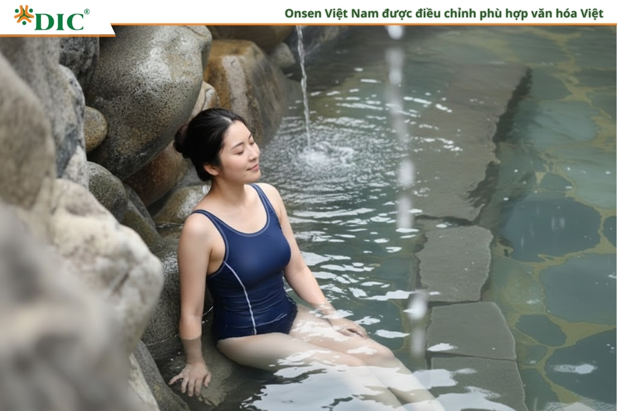 tắm onsen mặc gì