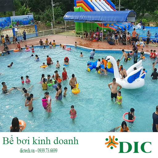 DIC hoàn thiện và bàn giao bể bơi kinh doanh tại Điện Biên