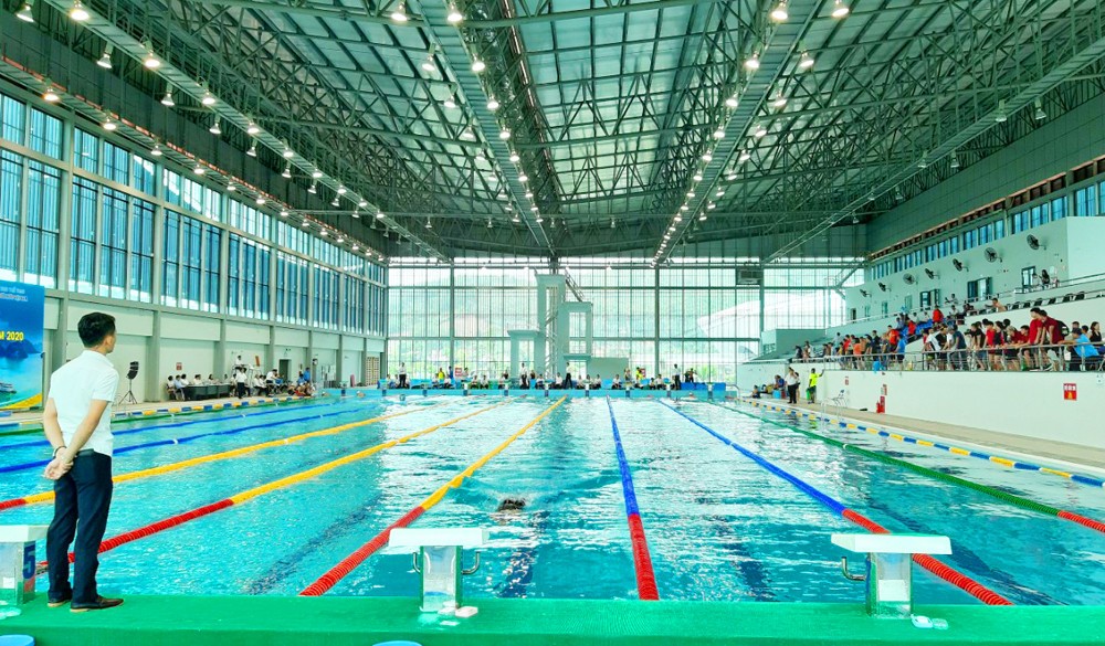 Học Viện Khoa học Quân Sự – DIC cung cấp lắp đặt hệ thống công nghệ, thi công bể bơi thi đấu tiêu chuẩn quốc tế