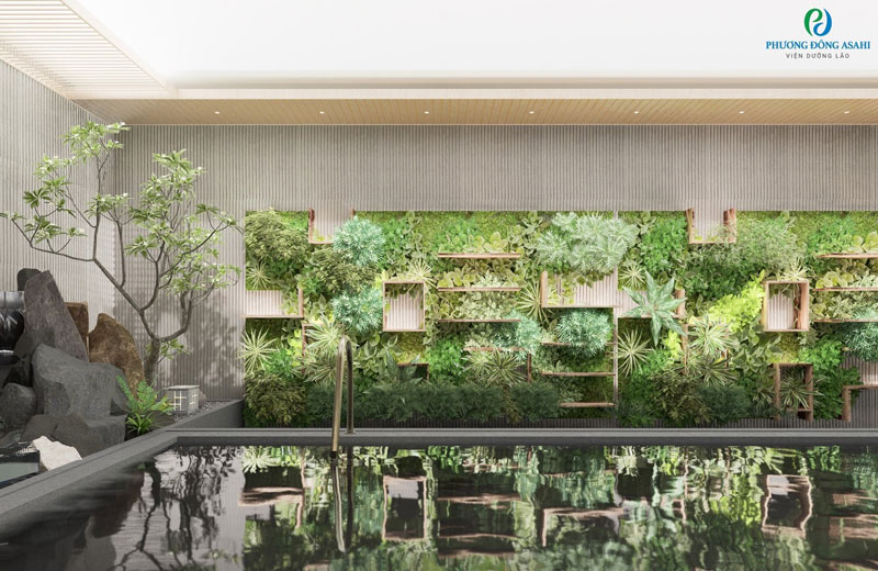 Bể tắm onsen nhân tạo Phương Đônga