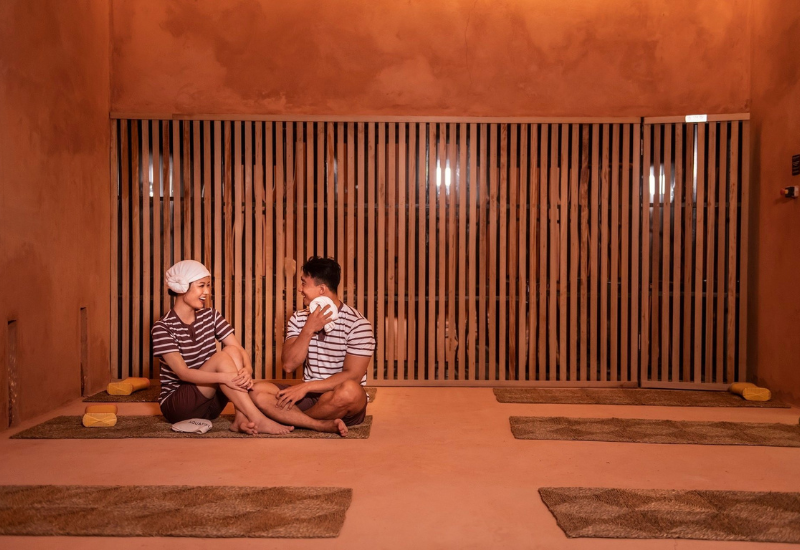 Phòng xông Ganbanyoku 