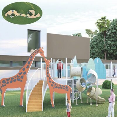 Cầu trượt hươu cao cổ