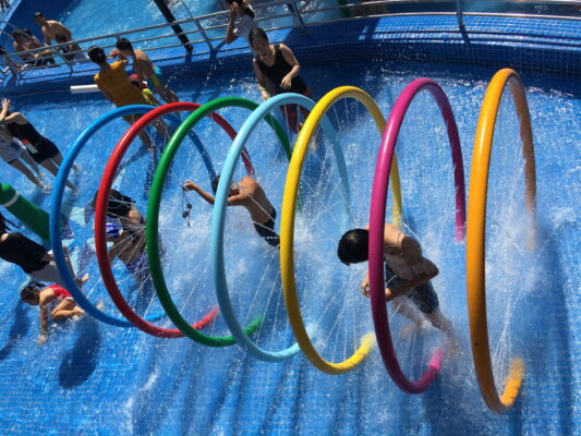 Cầu vồng phun nước