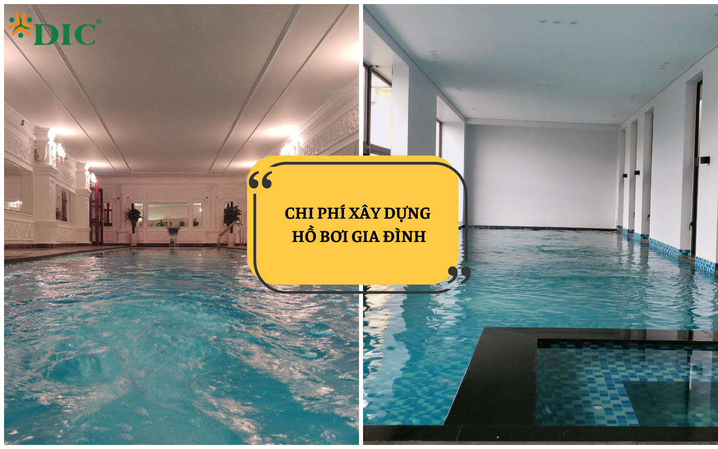 Dự toán chi tiết chi phí xây dựng hồ bơi gia đình, bóc tách mọi hạng mục