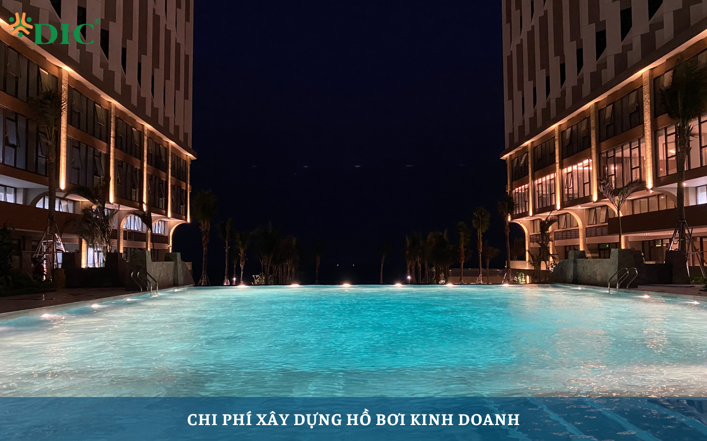 Chi tiết chi phí xây dựng hồ bơi kinh doanh, bóc tách từng hạng mục