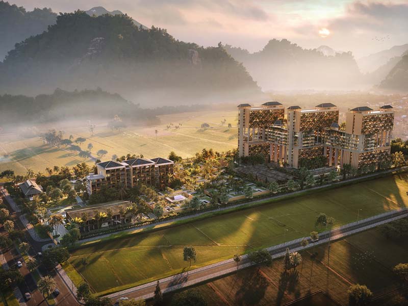 DICTECH bàn giao hệ thống công nghệ bể bơi, bể khoáng nóng Apec Mandala Kim Bôi