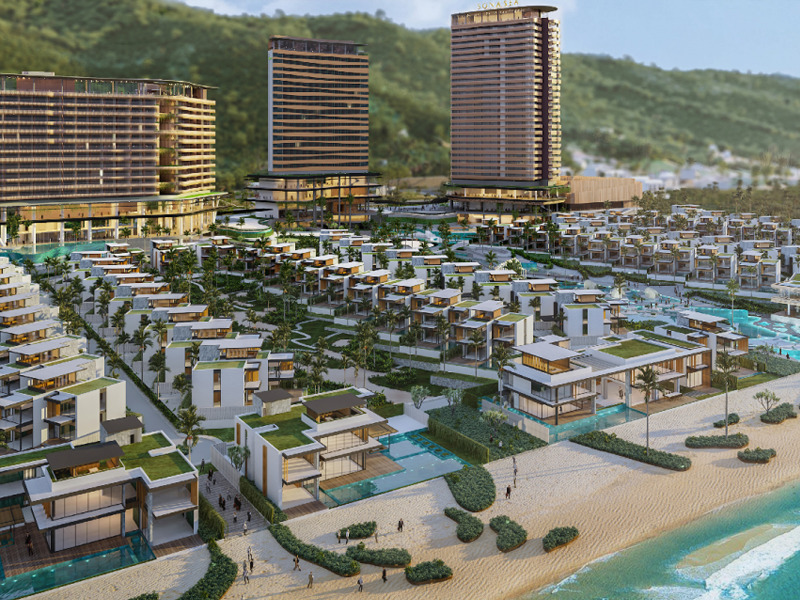 DICTECH vận hành thử, bàn giao công nghệ khoáng nóng Onsen và phòng sauna, steam dự án khu nghỉ dưỡng Sonasea Vân Đồn Harbon City