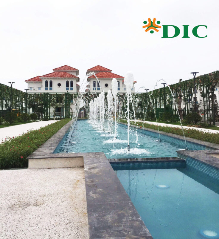 DIC hoàn thành hệ thống đài phun nước Alcazar công viên Sun Grand City Feria Hạ Long