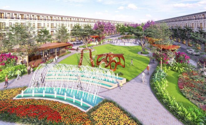 Đài phun nước dạng vòm đầy tinh tế, nghệ thuật