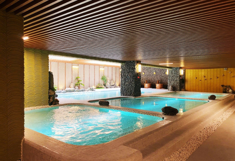 mô hình onsen nhật bản