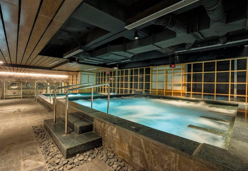 mô hình onsen nhật bản