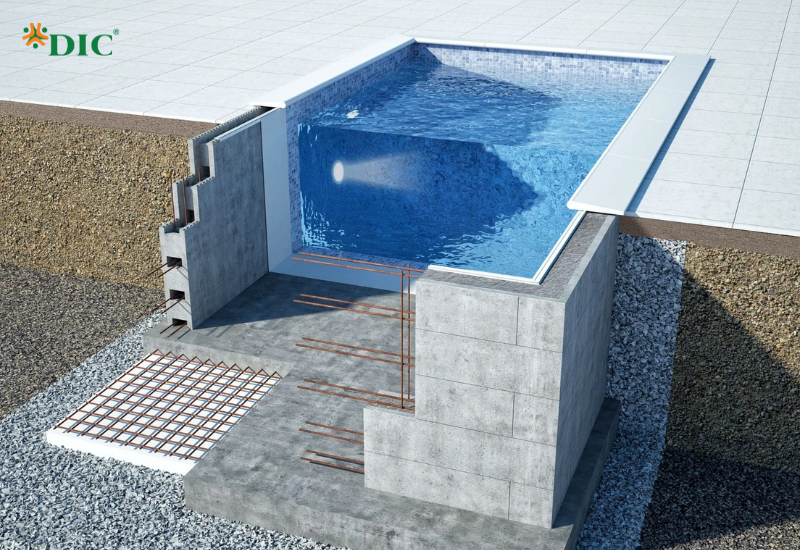 thiết kế và thi công bể bơi