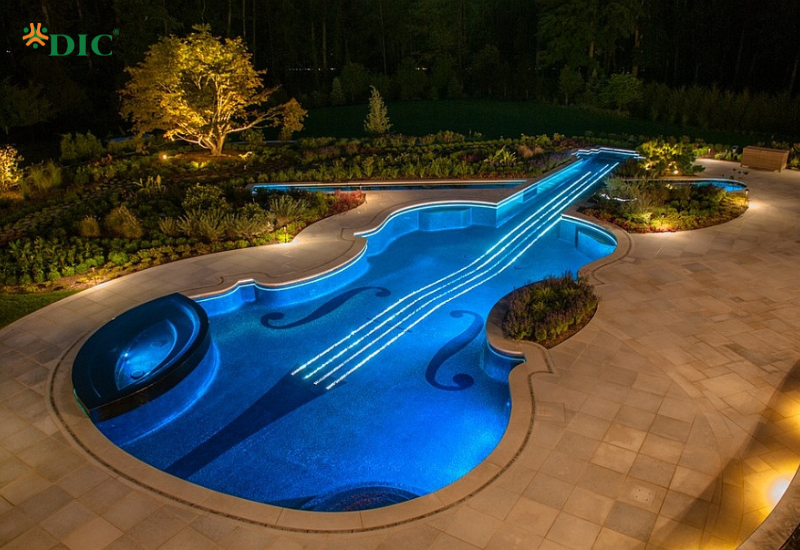 tiêu chuẩn thiết kế đèn bể bơi