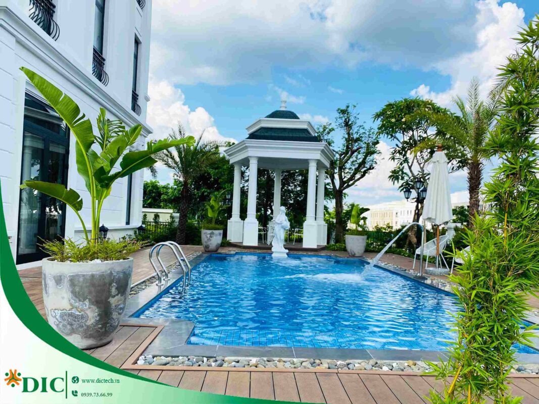 DIC hoàn thiện hệ thống công nghệ bể bơi biệt thự đơn lập Ecocity Premia