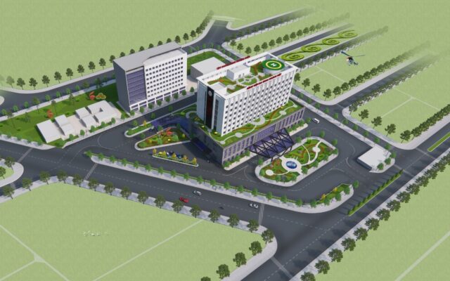 hệ thống nước nóng trung tâm bệnh viện Hoàng Việt